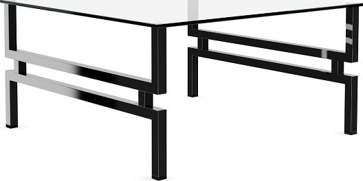 Square Glass Table 3D Model