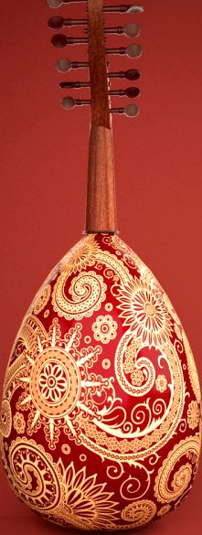 Oud Arabic instrument 3D Model