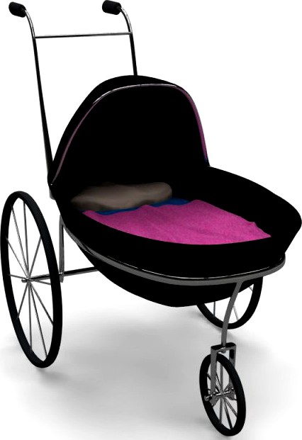 Baby Carriage 3D Model