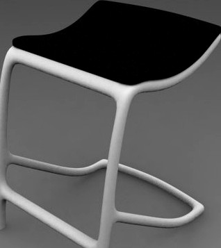 Download free Cantilever stool 3D Model