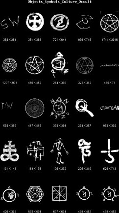 Objects Symbols Culture Occult 3D Model