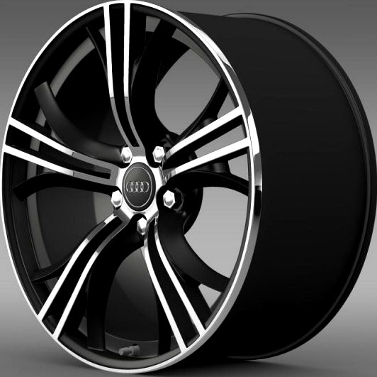 Audi R8 Exclusive rim 3D Model