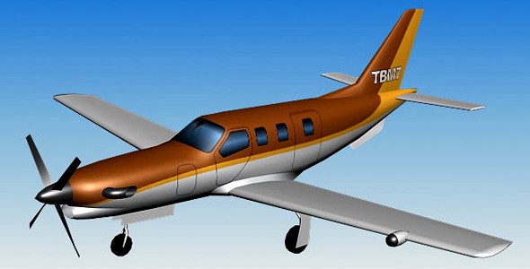 3DS Very Low Poly Airplane