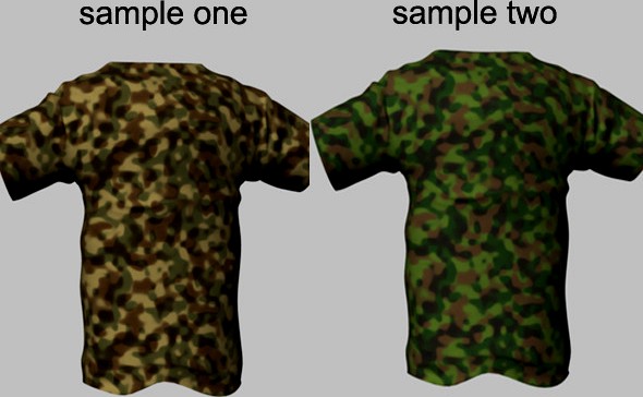 Army camouflage tileable texture cloth Shader