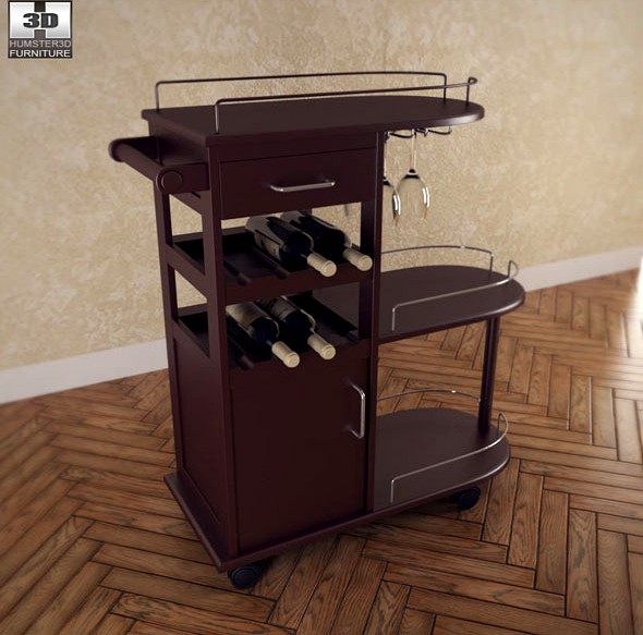 Entertainment Wine Cart - Winsome Trading