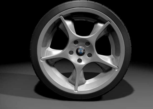 BMW wheel 3D Model