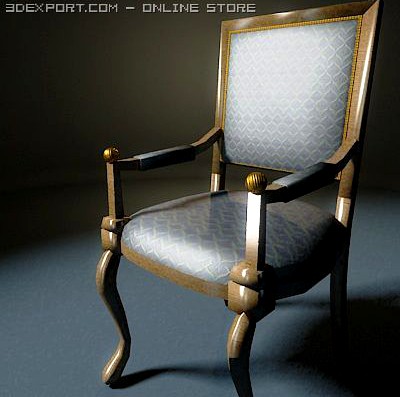 chair ampir lp 3D Model