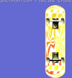 3d skateboard 3D Model