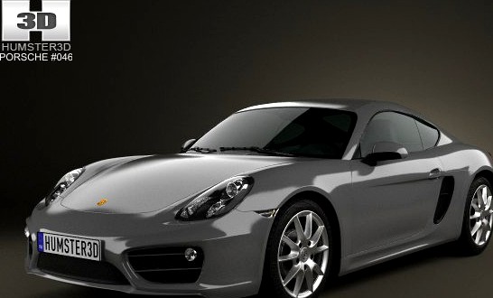 Porsche Cayman 2013 3D Model