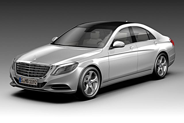 Mercedes Benz S Class 2014 3D Model
