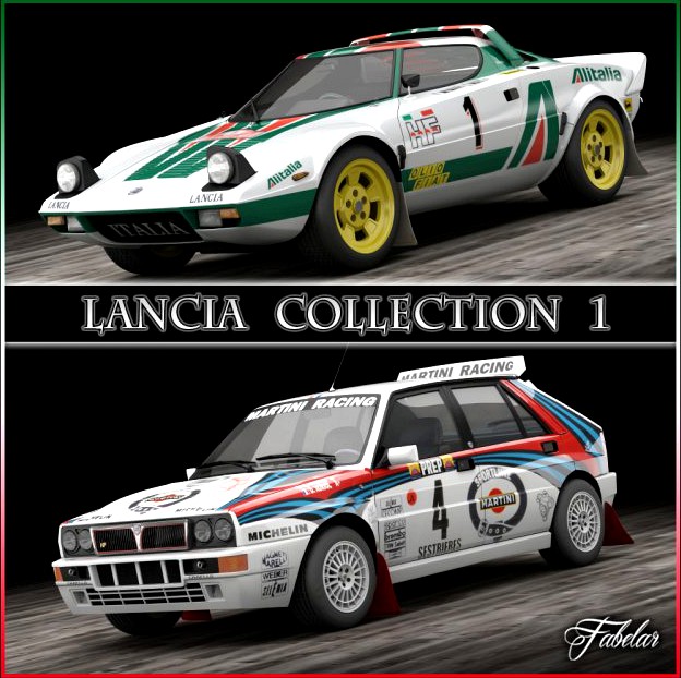 Lancia collection 1 3D Model