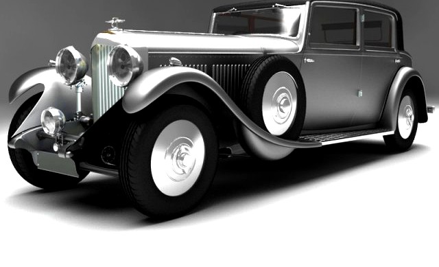 1931 Bentley 8 Litre 3D Model