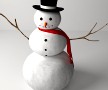 Snowman 3D Model