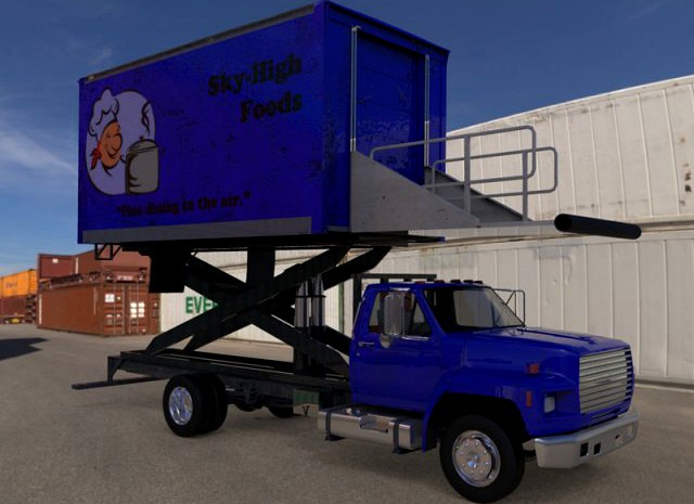 Airport Supply Truck 3D Model