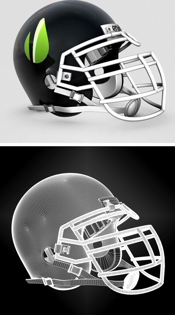 Generic NFL Football Helmet