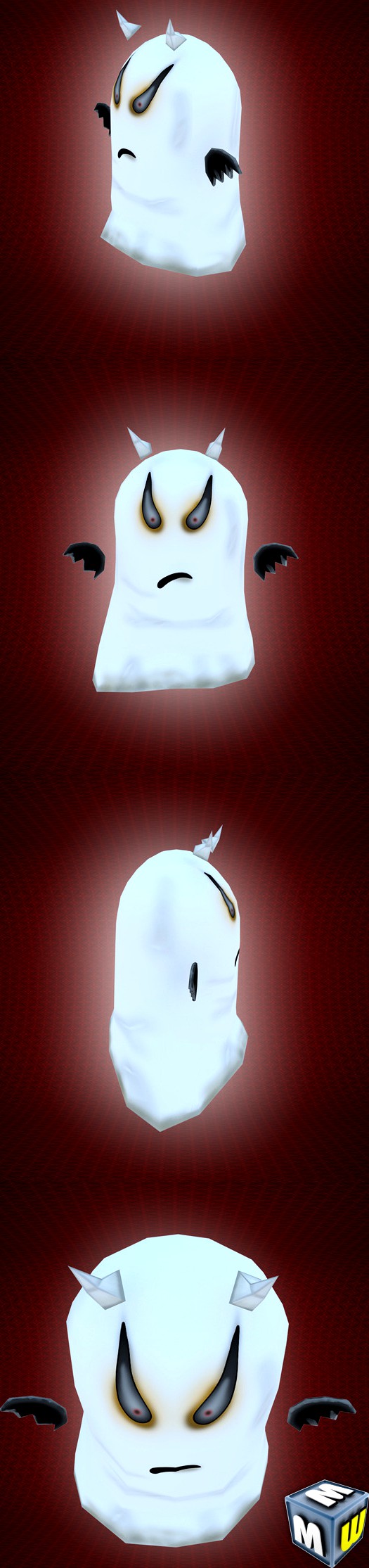 Ghost_Low Poly Character MAX 2011