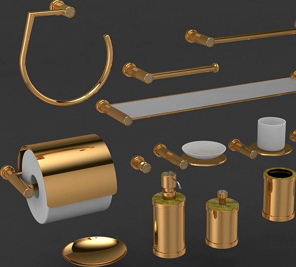 Harmonica bathroom accessories