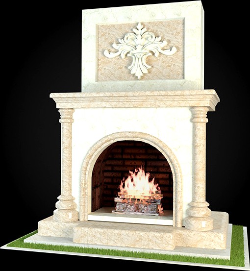 Garden Fireplace 011