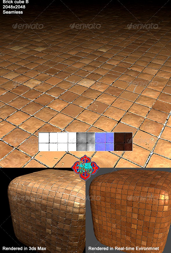 Square brick Texture 02