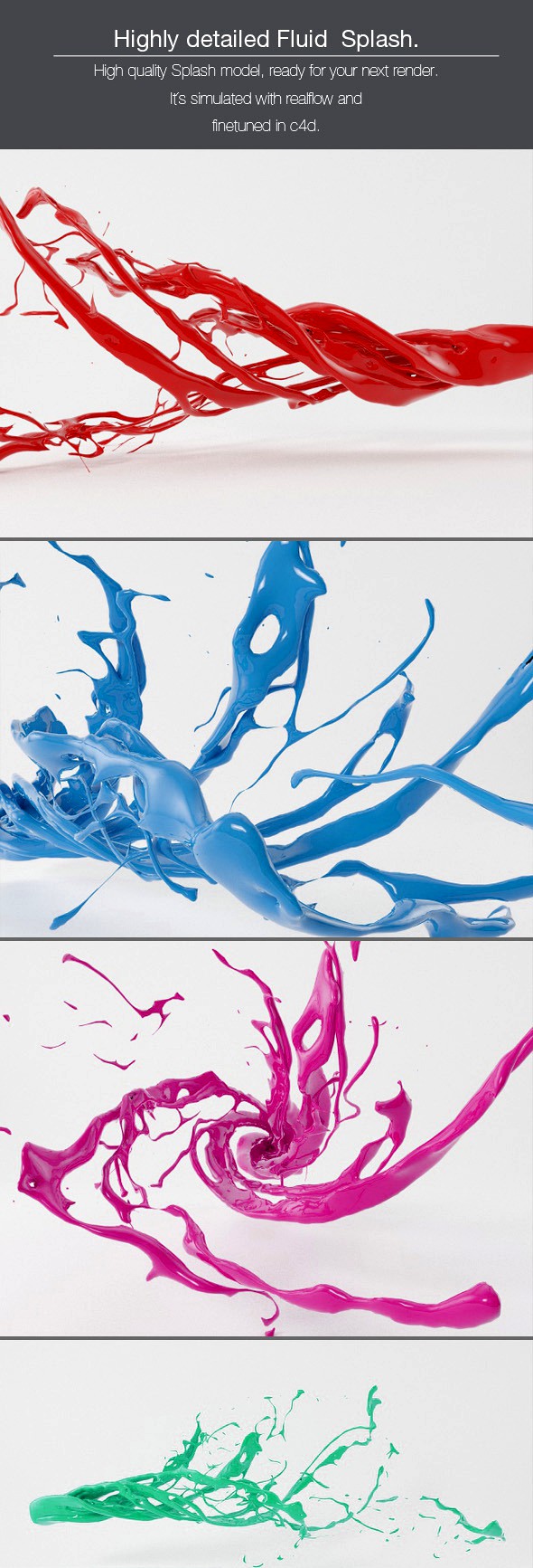 Highly Detailed Paint Splash