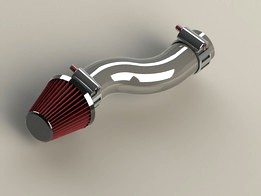 Perdormance filter with aluminium pipe