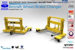 Solid Edge Skills Showcase: Aircraft Wheel/Brake Changer