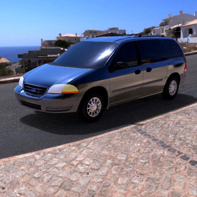 Ford Windstar 2000 3D Model