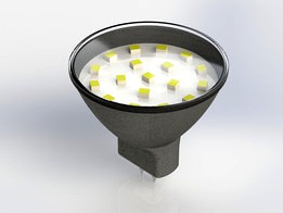 LED - Lamp 1.2W 12V Dicroic