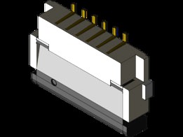 FPC connector 6 pins 1mm