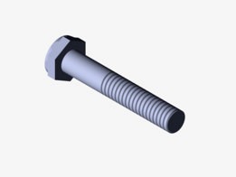 Bolt with threading