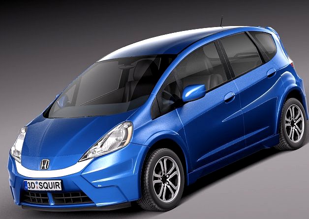 Honda Fit EV 2013 3D Model