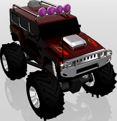 Hummer Monster 3D Model