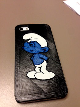 FDM ABS-M30 3 Color Smurf Iphone 5 Case