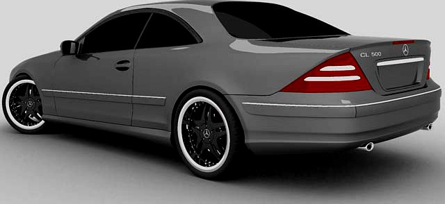 Mercedes CL 500 3D Model