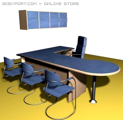 Work Station 3D Model