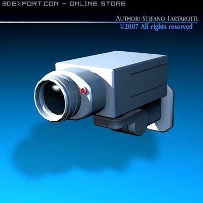 Security camera 3D Model