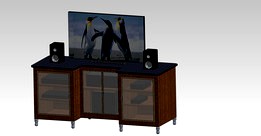 Compact led Tv stand
