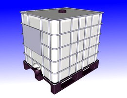 IBC 1000ltr container on palette