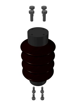 Medium voltage outdoor mounting support insulator C4-125