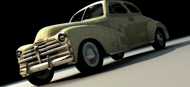 Chevy Coupe 1948 3D Model