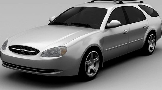 Ford Taurus 2001 Wagon 3D Model