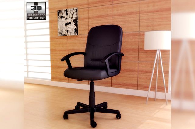 IKEA MOSES Swivel chair  3D Model 3D Model