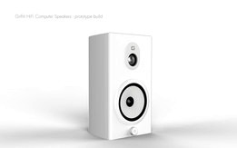 Grifiti HiFi Powered Desktop Computer Speaker - left