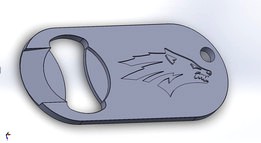 University of Nevada Bottle Opener