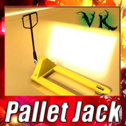 Pallet Jack High Detail 3D Model