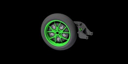 Electric hub swingarm