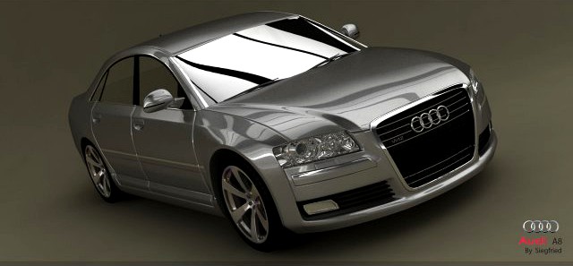 Audi A8 w12 3D Model