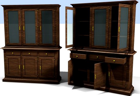 Italian style cupboard 3D Model