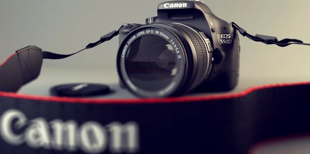 Canon EOS 550D  1855mm kit 3D Model