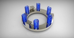 Pressure plate with springs (CLUTCH)